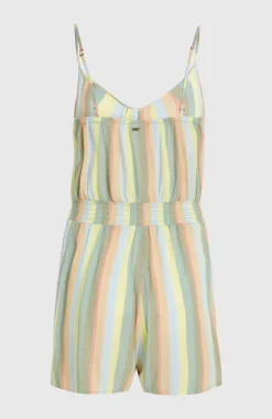 Femme O'Neill Robes, Combinaisons Et Jupes|Protection Anti-Uv-FemmesCombishort boutonnée à fines bretelles| Jaune