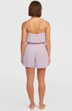 Femme O'Neill Robes, Combinaisons Et Jupes|Protection Anti-Uv-FemmesCombishort boutonnée à fines bretelles| Violet
