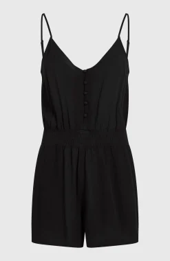 Femme O'Neill Robes, Combinaisons Et Jupes|Protection Anti-Uv-FemmesCombishort boutonnée à fines bretelles| Noire