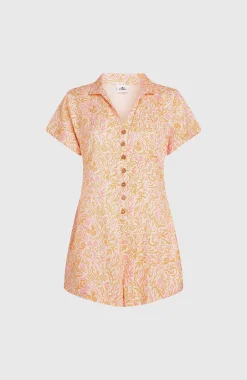 Femme O'Neill Robes, Combinaisons Et Jupes|Protection Anti-Uv-FemmesCombishort Women of the Wave| Blanc