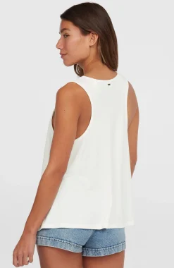 Femme O'Neill T-Shirts Et Tops|Protection Anti-Uv-FemmesDébardeur à broderie Essentials Tokeena| Blanc