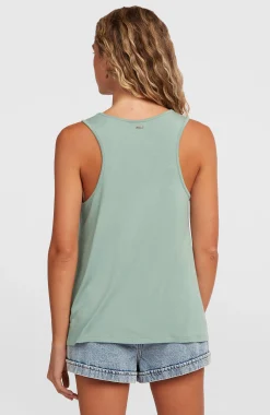 Femme O'Neill T-Shirts Et Tops|Protection Anti-Uv-FemmesDébardeur à broderie Essentials Tokeena| Vert