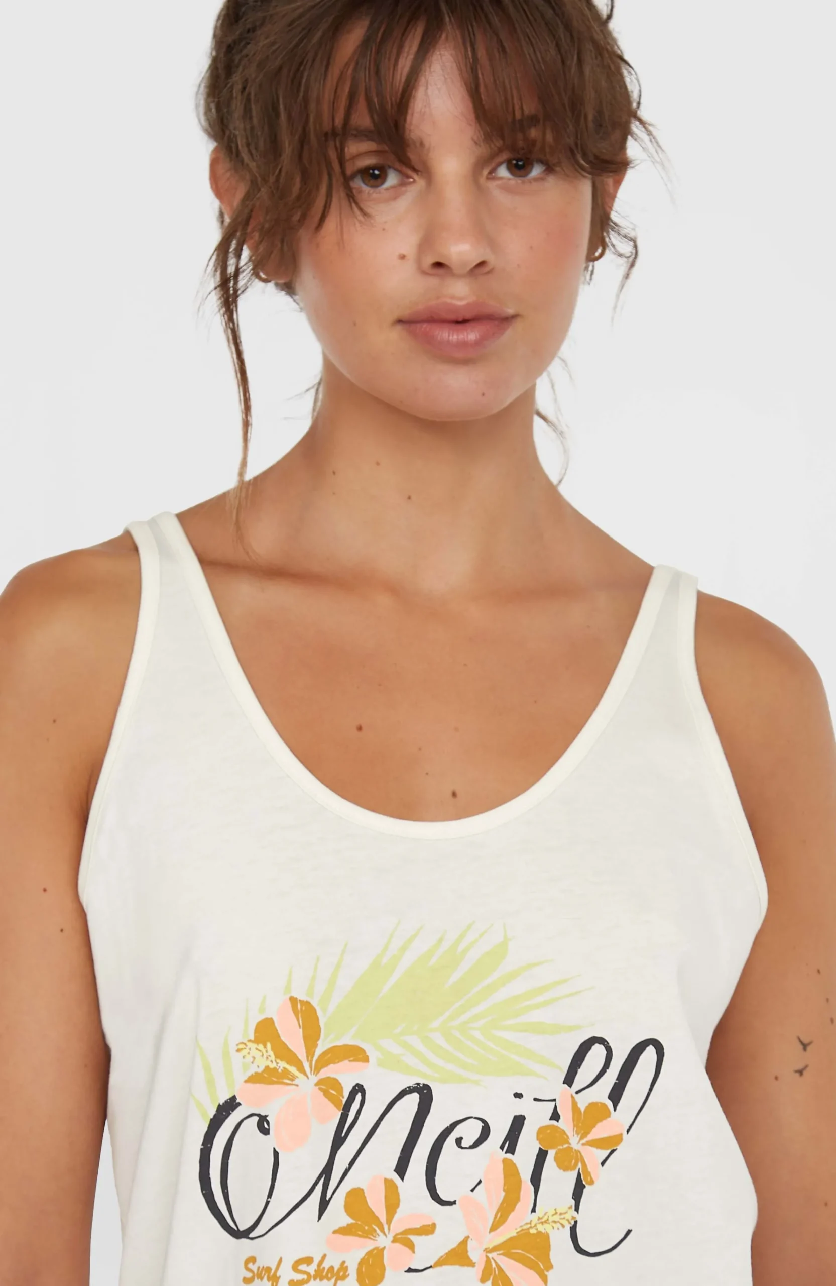 Femme O'Neill T-Shirts Et Tops|Protection Anti-Uv-FemmesDébardeur Luana Graphic| Blanc
