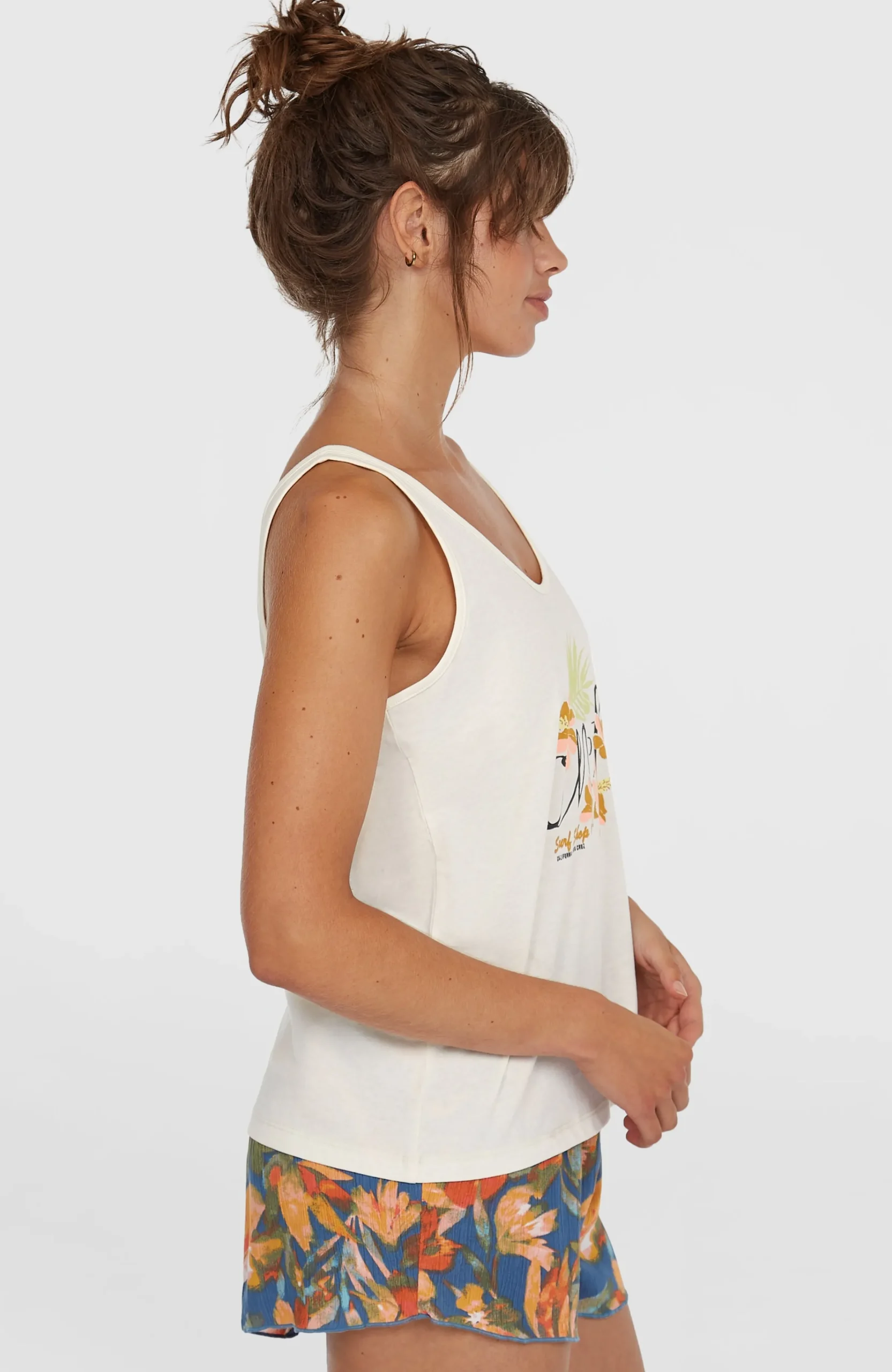 Femme O'Neill T-Shirts Et Tops|Protection Anti-Uv-FemmesDébardeur Luana Graphic| Blanc