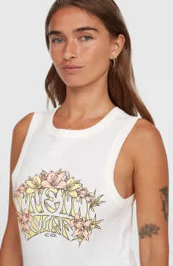 Femme O'Neill T-Shirts Et Tops|Protection Anti-Uv-FemmesDébardeur Summer Must Haves Graphic| Blanc