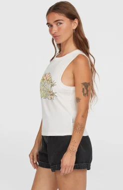 Femme O'Neill T-Shirts Et Tops|Protection Anti-Uv-FemmesDébardeur Summer Must Haves Graphic| Blanc