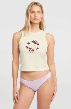 Femme O'Neill T-Shirts Et Tops|Protection Anti-Uv-FemmesDébardeur Women of the Wave| Beige