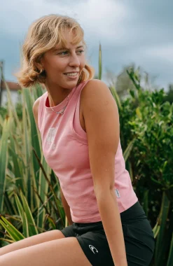 Femme O'Neill T-Shirts Et Tops|Protection Anti-Uv-FemmesDébardeur Women of the Wave| Rose