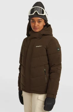 Femme O'Neill Vestes De Ski|Vestes De Snowboard-FemmesDoudoune de ski FWC'Cruz Hybrid| Brun