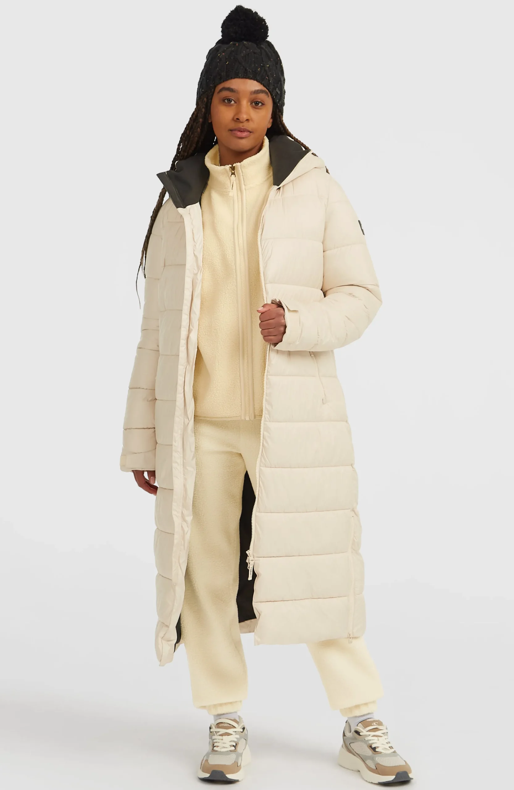Femme O'Neill Vestes|Protection Anti-Uv-FemmesDoudoune longue Must-Have| Beige