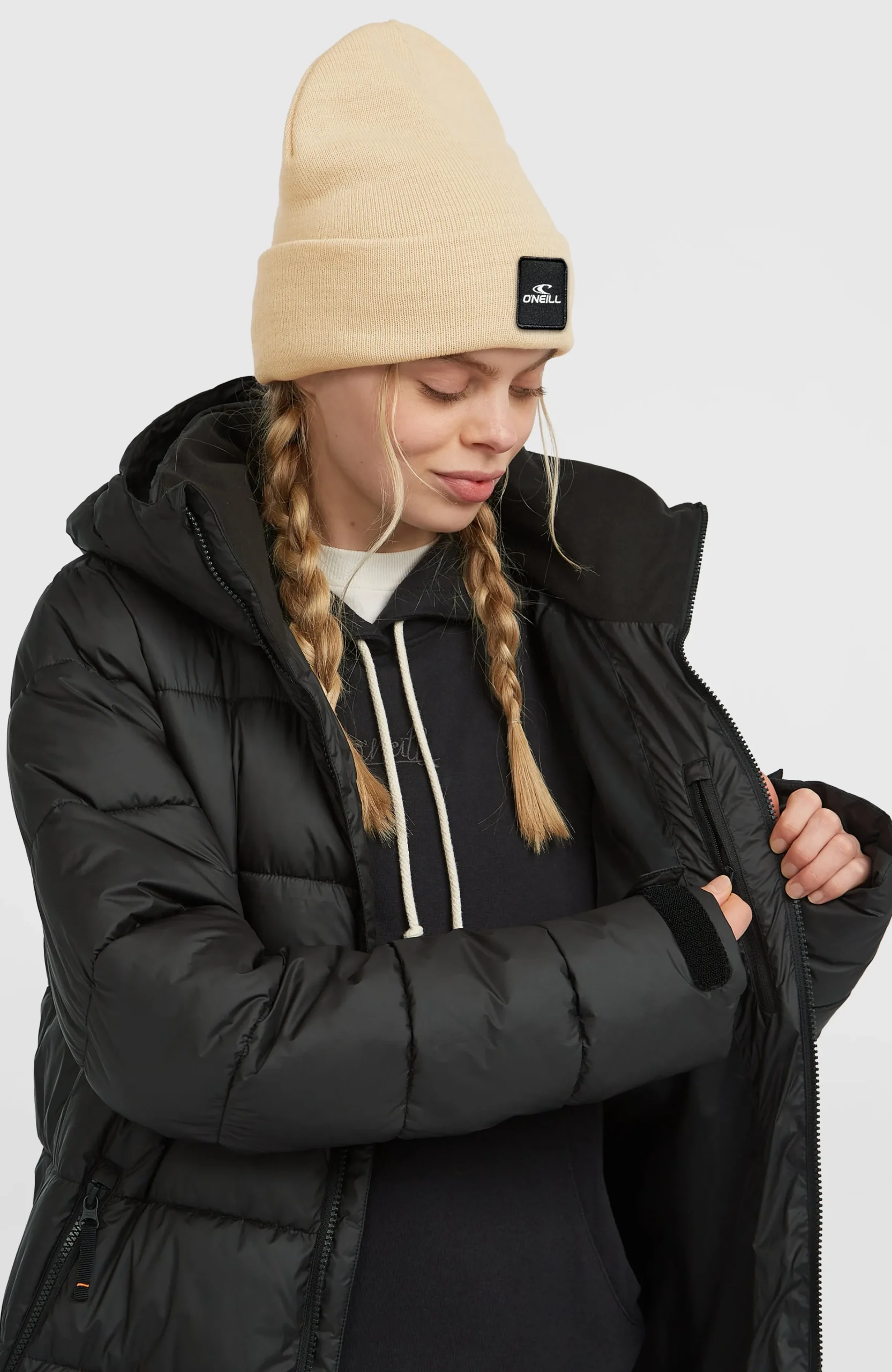 Femme O'Neill Vestes|Protection Anti-Uv-FemmesDoudoune longue Must-Have| Noire