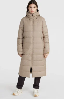 Femme O'Neill Vestes|Protection Anti-Uv-FemmesDoudoune longue O'Riginals| Brun