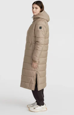 Femme O'Neill Vestes|Protection Anti-Uv-FemmesDoudoune longue O'Riginals| Brun