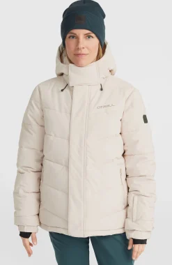 Femme O'Neill Vestes De Ski|Vestes De Snowboard-FemmesDoudoune Z.E.N Hybrid| Beige