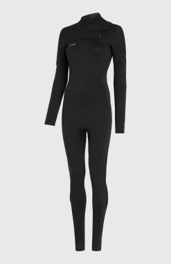 Femme O'Neill Combinaisons|Protection Anti-Uv-FemmesEpic 3/2 Chest Zip Full Wetsuit| Noire