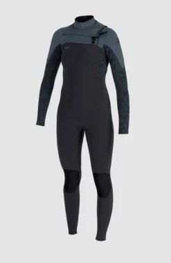 Femme O'Neill Combinaisons|Protection Anti-Uv-FemmesEpic 3/2 Chest Zip Full Wetsuit| Noire