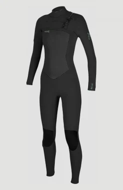 Femme O'Neill Combinaisons|Protection Anti-Uv-FemmesEpic 5/4mm Chest Zip Full Wetsuit| Noire