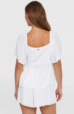 Femme O'Neill T-Shirts Et Tops|Protection Anti-Uv-FemmesHaut en tissu Huges| Blanc