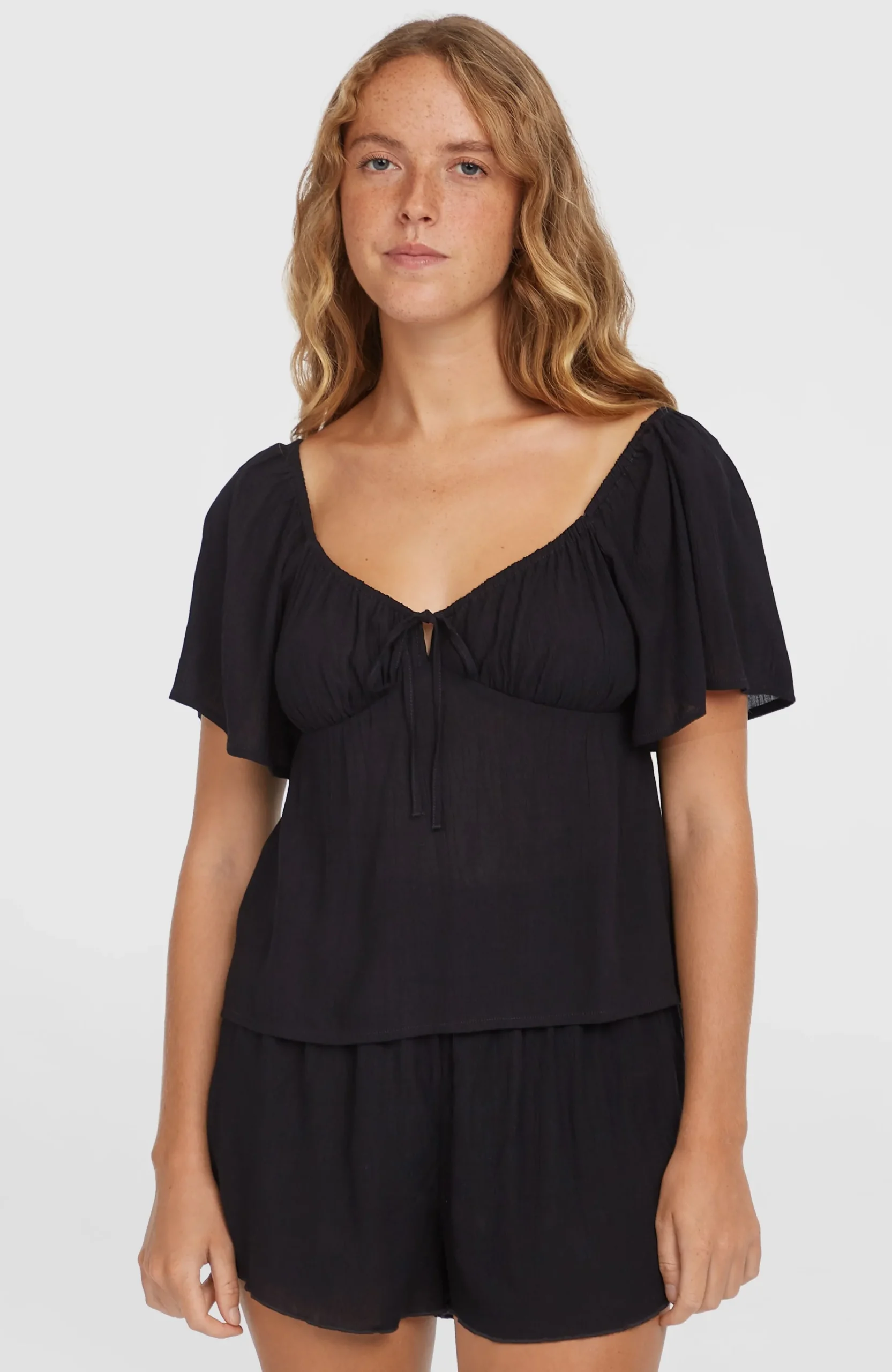 Femme O'Neill T-Shirts Et Tops|Protection Anti-Uv-FemmesHaut en tissu Huges| Noire