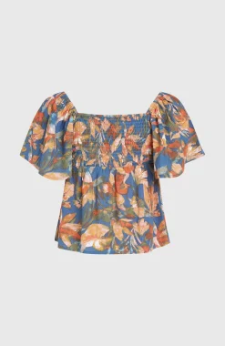 Femme O'Neill T-Shirts Et Tops|Protection Anti-Uv-FemmesHaut en tissu Huges| Bleu