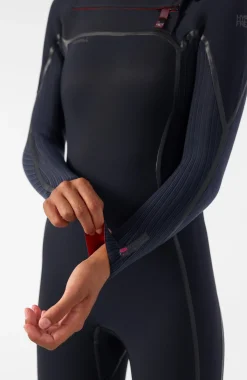 Femme O'Neill Combinaisons|Protection Anti-Uv-FemmesHyperfreak Fire 5/4mm+ Chest Zip Full Wetsuit| Noire