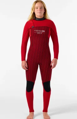 Femme O'Neill Combinaisons|Protection Anti-Uv-FemmesHyperfreak Fire 5/4mm+ Chest Zip Full Wetsuit| Noire