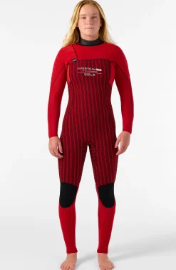 Femme O'Neill Combinaisons|Protection Anti-Uv-FemmesHyperfreak Fire 4/3mm+ Chest Zip Full Wetsuit| Noire