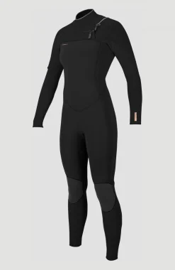 Femme O'Neill Combinaisons|Protection Anti-Uv-FemmesHyperfreak Plus 5/4mm Chest Zip Full Wetsuit| Noire