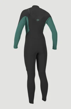 Femme O'Neill Combinaisons|Protection Anti-Uv-FemmesHyperfreak Plus 4/3mm Chest Zip Full Wetsuit| Vert