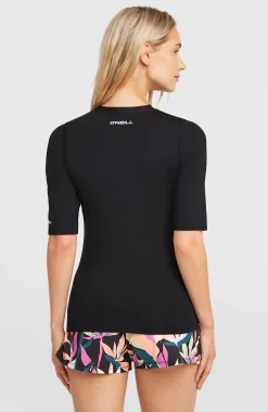 Femme O'Neill Bikinis|Protection Anti-Uv-FemmesLycra à manches courtes | Noire