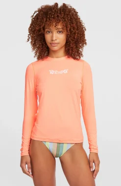 Femme O'Neill Bikinis|Protection Anti-Uv-FemmesLycra à manches longues | Orange