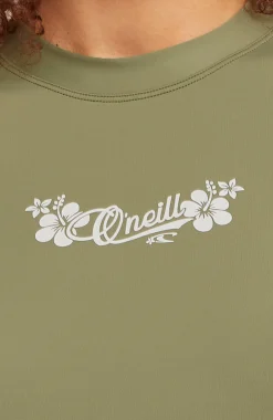 Femme O'Neill Bikinis|Protection Anti-Uv-FemmesLycra à manches longues | Vert