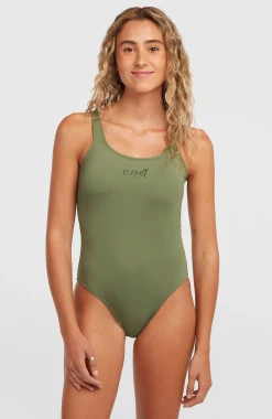 Femme O'Neill Bikinis|Maillot Une Pièce-FemmesMaillot une pièce Essentials Script| Vert