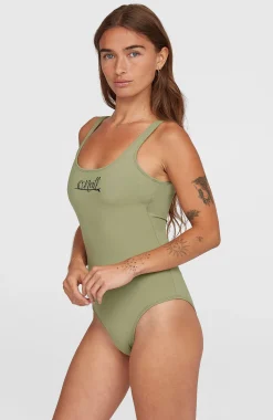 Femme O'Neill Bikinis|Maillot Une Pièce-FemmesMaillot une pièce Essentials Script| Vert