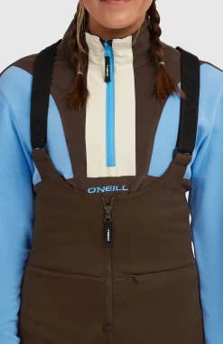 Femme O'Neill Pantalons De Ski|Pantalons De Snowboard-FemmesPantalon de ski à bretelles Softshell FWC'Cruz| Brun