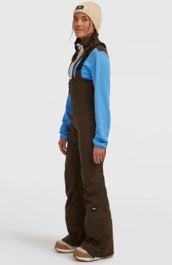 Femme O'Neill Pantalons De Ski|Pantalons De Snowboard-FemmesPantalon de ski à bretelles Softshell FWC'Cruz| Brun