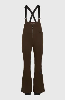 Femme O'Neill Pantalons De Ski|Pantalons De Snowboard-FemmesPantalon de ski à bretelles Softshell FWC'Cruz| Brun