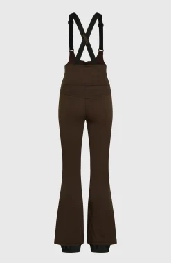 Femme O'Neill Pantalons De Ski|Pantalons De Snowboard-FemmesPantalon de ski à bretelles Softshell FWC'Cruz| Brun