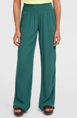 Femme O'Neill Pantalons & Shorts|Protection Anti-Uv-FemmesPantalon Johnny Smocked Waist| Vert