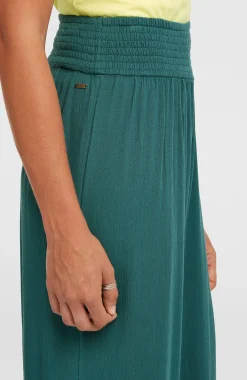 Femme O'Neill Pantalons & Shorts|Protection Anti-Uv-FemmesPantalon Johnny Smocked Waist| Vert