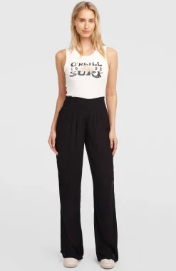 Femme O'Neill Pantalons & Shorts|Protection Anti-Uv-FemmesPantalon Johnny Smocked Waist| Noire