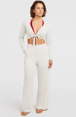 Femme O'Neill Pantalons & Shorts|Protection Anti-Uv-FemmesPantalon O'Riginals Wide-Leg| Blanc