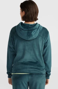 Femme O'Neill Polaires|Polaires & Sous-Couches-FemmesPolaire à capuche Velour| Bleu