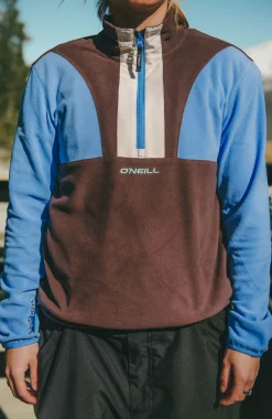 Femme O'Neill Polaires|Polaires & Sous-Couches-FemmesPolaire à col demi-zip FWC'Cruz Triple Polartec®| Bleu Mix