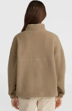 Femme O'Neill Polaires|Protection Anti-Uv-FemmesPolaire à poils longs et zip intégral| Brun