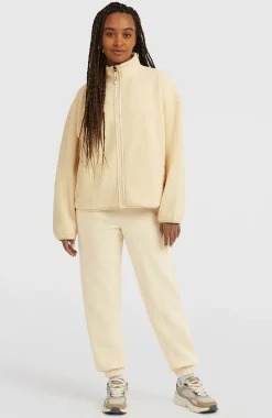 Femme O'Neill Polaires|Protection Anti-Uv-FemmesPolaire à poils longs et zip intégral Must-Have| Beige