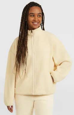 Femme O'Neill Polaires|Protection Anti-Uv-FemmesPolaire à poils longs et zip intégral Must-Have| Beige