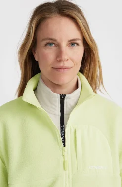 Femme O'Neill Polaires|Protection Anti-Uv-FemmesPolaire à poils longs et zip intégral| Vert