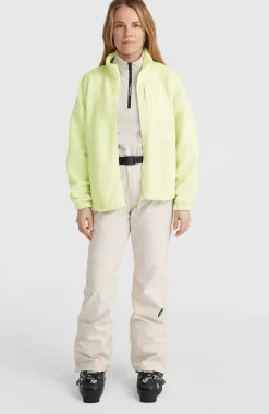 Femme O'Neill Polaires|Protection Anti-Uv-FemmesPolaire à poils longs et zip intégral| Vert