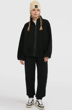 Femme O'Neill Polaires|Protection Anti-Uv-FemmesPolaire à poils longs et zip intégral Must-Have| Noire